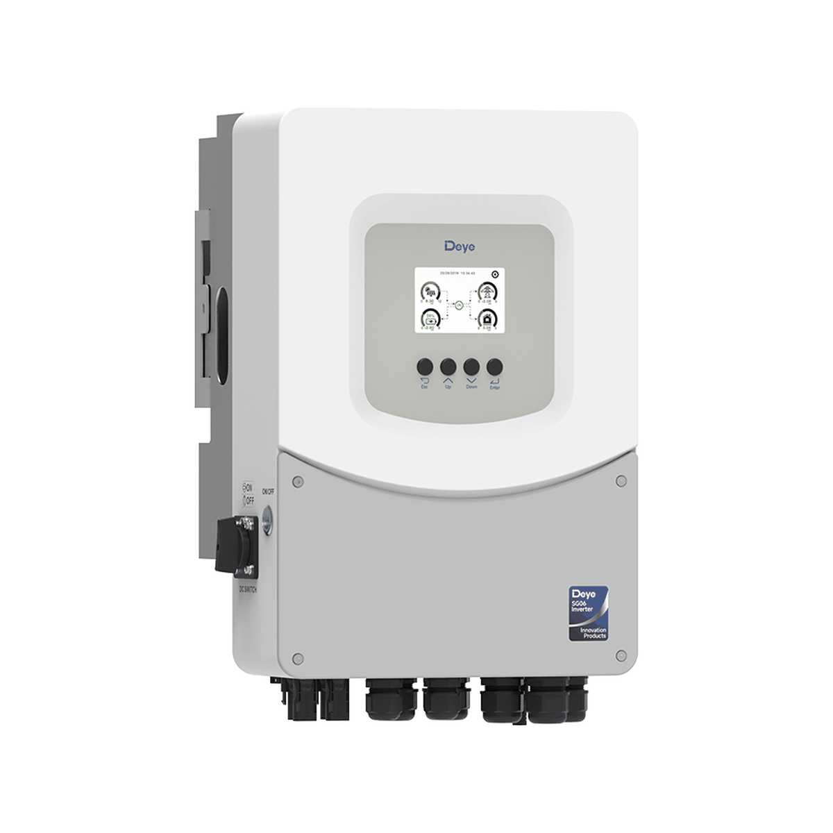 Deye SUN-3/3.6/4/4.6/5/6K-SG06LP1-EU — Single-Phase Hybrid Inverter
