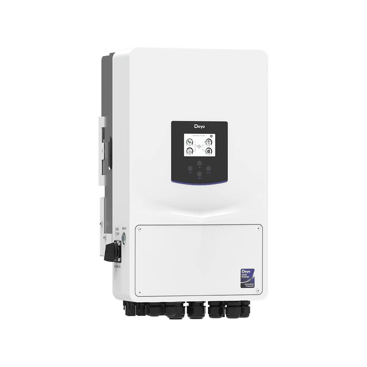 Deye SUN-7/7.6/8/10/12K-SG06LP1-EU-CM3 — Single-Phase Hybrid Inverter